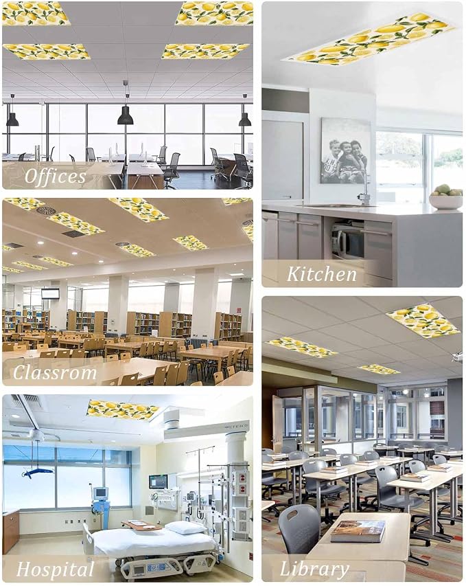 1 Pack Country Watercolor Fluorescent Light Covers - Image 9