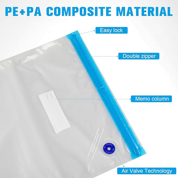 Jetec 70 Pcs 3D Filament Storage Bags Vacuum Sealed Kit, Include Reusable 3D - Image 4