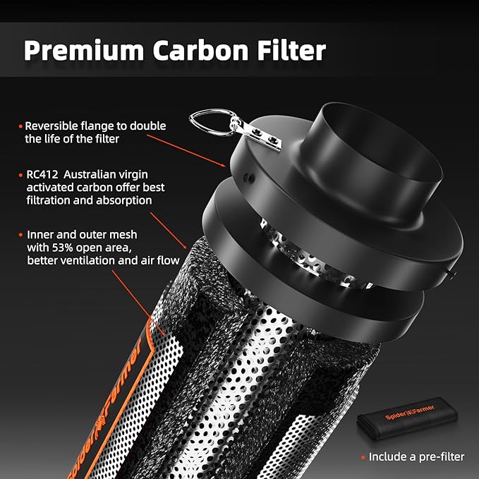Spider Farmer SF4000 Grow Tent Kit Complete 4x4x6.6ft Samsung LM301H EVO LED - Image 8