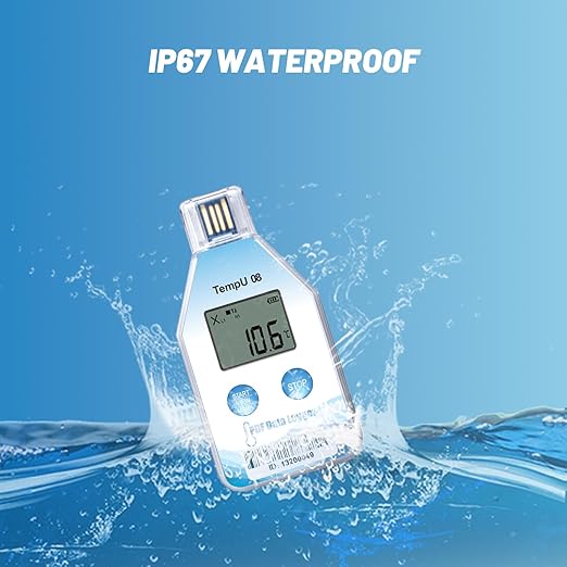 Tzone Temperature Data Logger USB Single Use Temp Recorder 1 Pack, Digital - Image 4