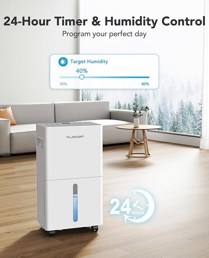 1, 500 Sq. Ft Dehumidifier for Basement, 21 Pints Dehumidifiers for Home - Image 6