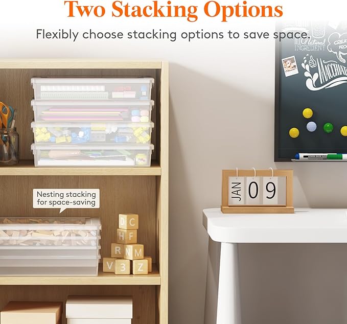 Lifewit 2 Pack Plastic Multi-Purpose Storage Box - Image 6