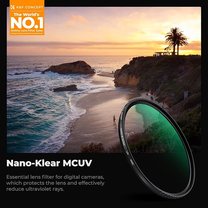 K&F Concept 72mm MC UV Protection Filter Slim Frame - Image 2