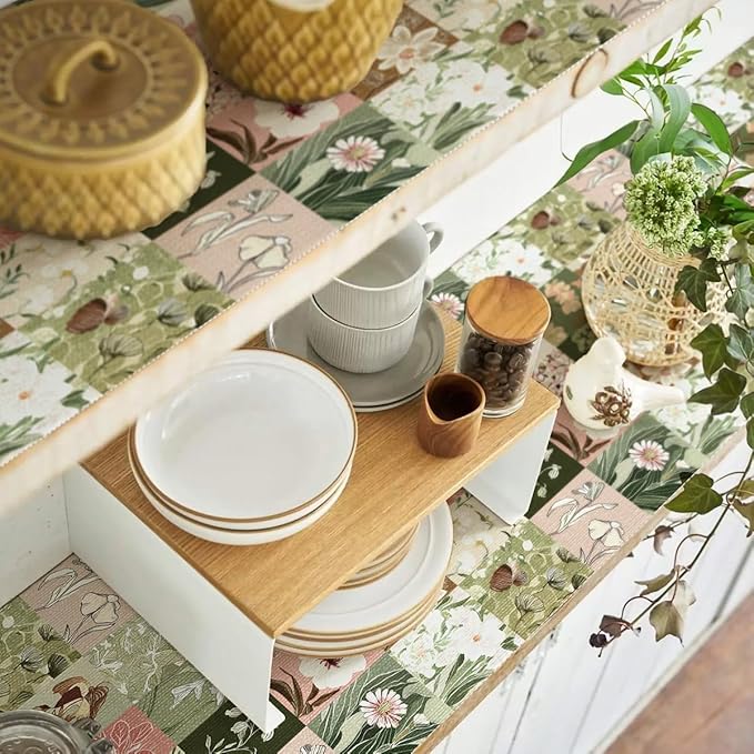 Drawer and Shelf Liner for Kitchen Cabinets Non-Adhesive Cabinet Liner for - Image 9