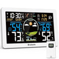 Weather Station Wireless Indoor Outdoor, Digital Thermometer, 7.5'' VA Display by Brataste