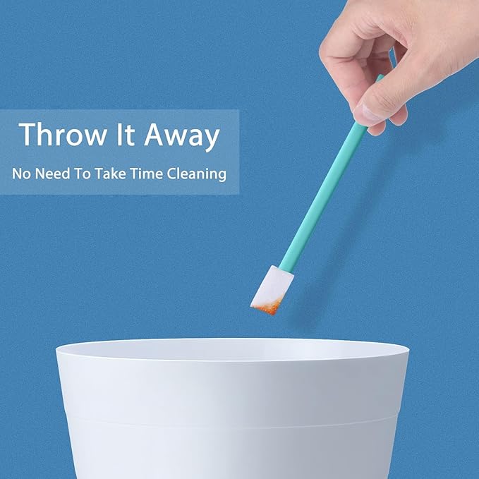 40pcs Crevice Cleaning Brush Tool, Disposable Toilet Brush - Image 5