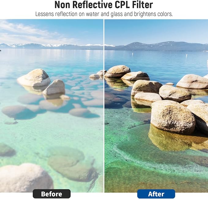 NEEWER 72mm ND Filter Kit and Lens Accessories, ND2 ND4 ND8 UV FLD CPL Filter - Image 3
