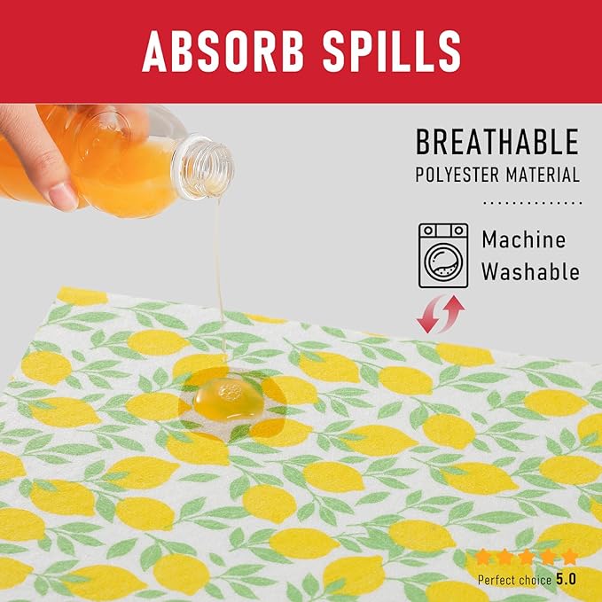 Cooyes 6 Pack Polyester Shelf Liners - Image 4