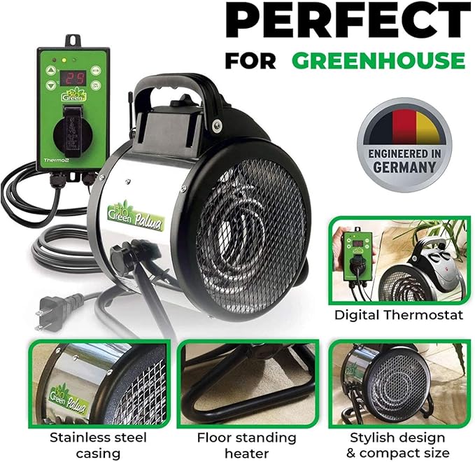 BioGreen Electric Greenhouse Heater & Fan - Image 3