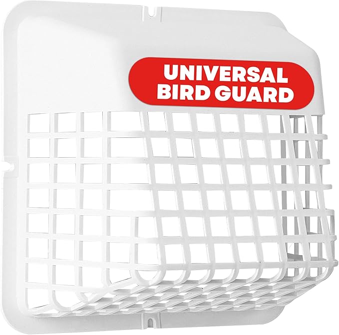 Deflecto Universal Bird Guard, Fits 3 inch to 4 inch Vent Hoods | Durable by Deflecto