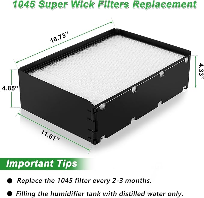 2 Pack 1045 Super Wick Humidifier Filter Replacement Compatible - Image 7