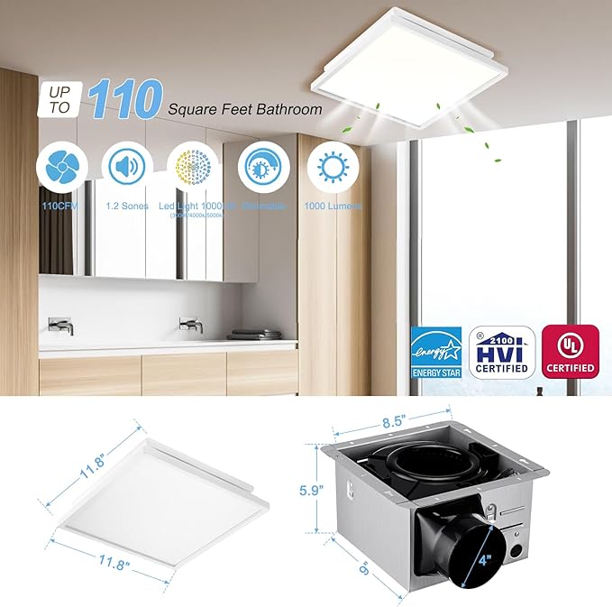 Tech Drive Bathroom Exhaust Fan - Image 4