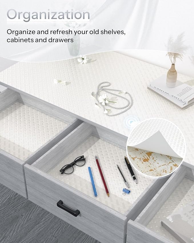 Shelf and Drawer Liner for Kitchen Cabinet, Non-Adhesive 18in x 360in - Image 5