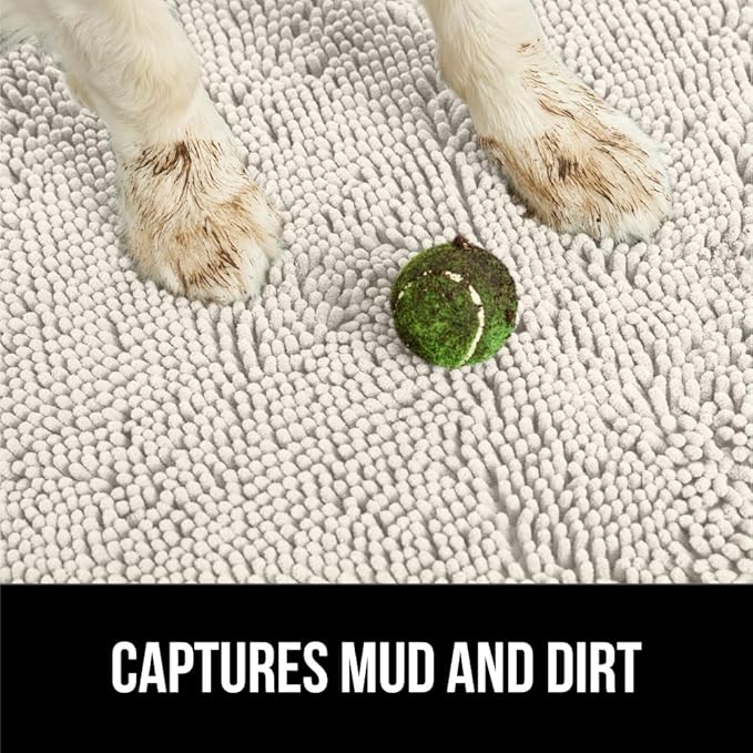 GORILLA GRIP SOAKSTOPPER Dog Door Mat, Machine Washable Rug Absorbent Doormat - Image 3