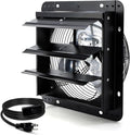 7 Inch Shutter Exhaust Fan, Wall Mounted Attic Fan by Hipoilk