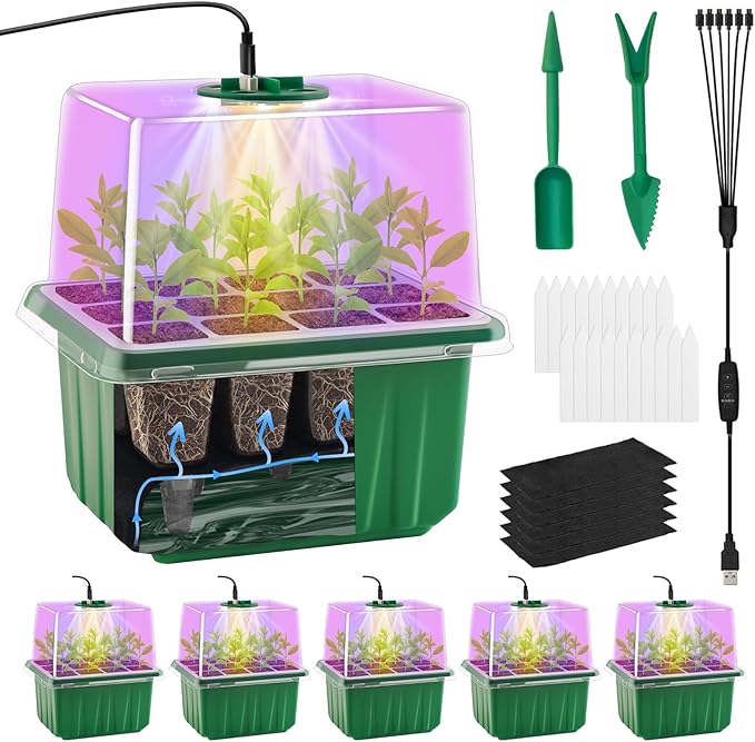 Self-Watering Seed Starter Tray by GOONMILL