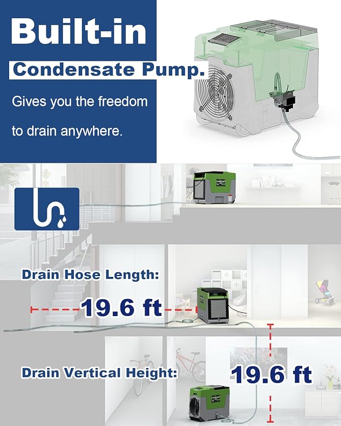 AlorAir 180 PPD Commercial Dehumidifier - Image 4