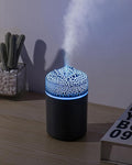 Portable Mini Humidifier, Colorful Volcanic Texture, 300mL Cool Mist Humidifier by Saunana