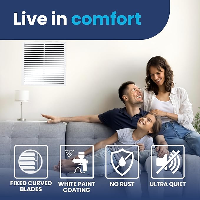 20x20 Inch Air Return Vent Cover Decorative – Premium Aluminum AC Vent Cover - Image 7