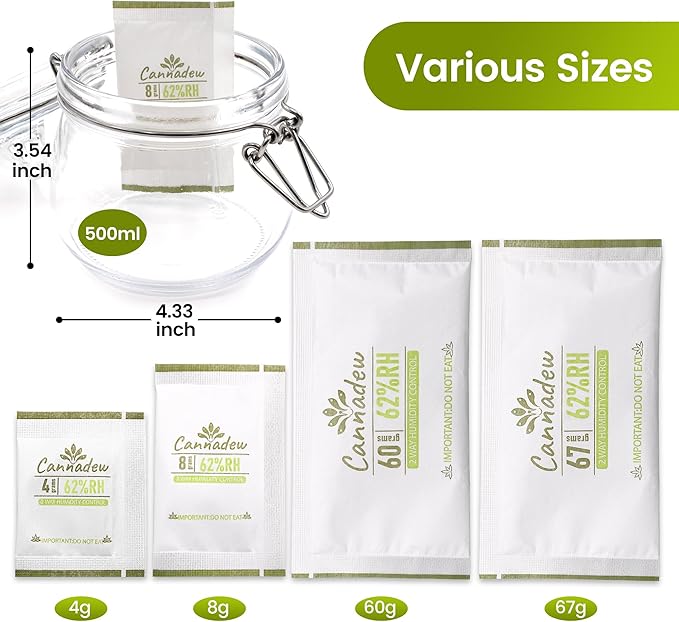 62% Two-Way Humidity Control Packets, 67g – Moisture Absorbers & Hydration - Image 5