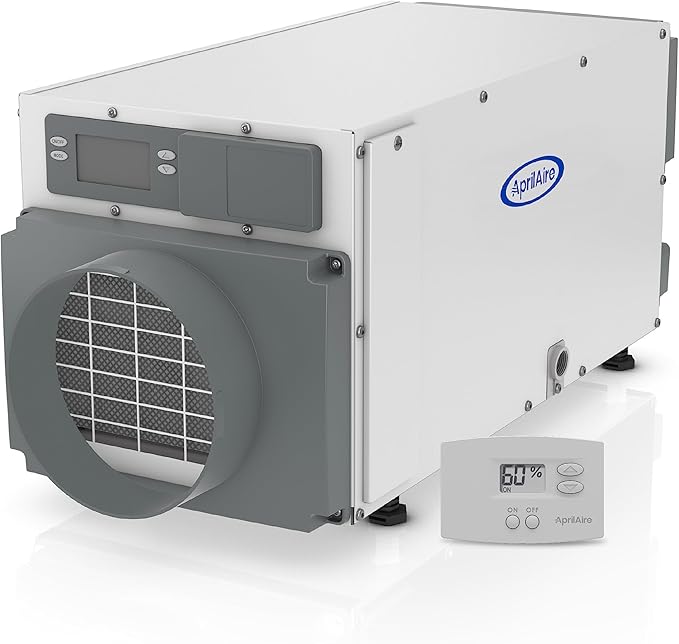 AprilAire E070 Pro 70-Pint Crawl Space Dehumidifier + Model 76 Wall Mount by AprilAire