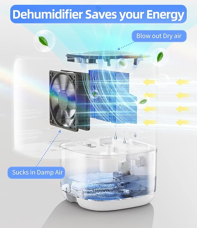 Dehumidifier, 35 OZ Small Dehumidifiers - Image 4