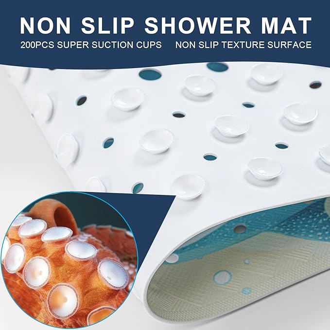 XIYUNTE Baby Bath Mat for Tub Non Slip Kids Bath Mat - Image 3