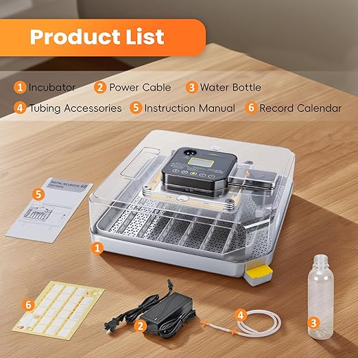 48 Incubators for Hatching Eggs, Egg Incubator - Image 8