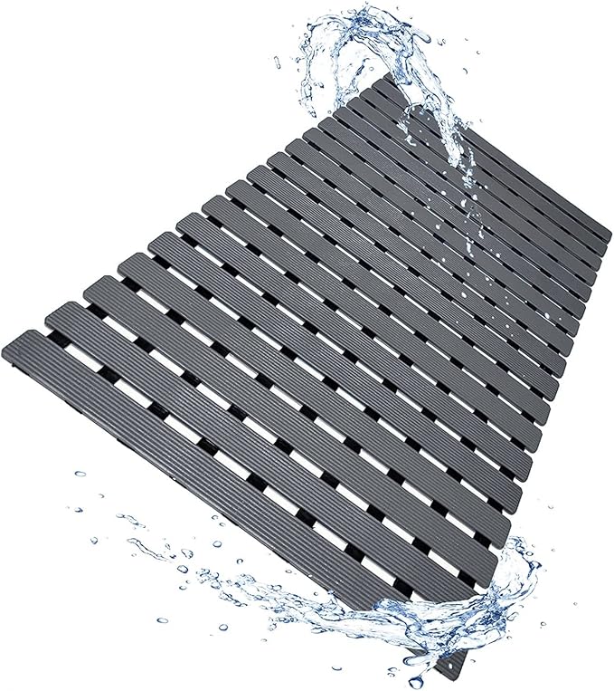 Non Slip Bathtub Mat | Double-Layered Shower Floor Mat by LuxurYou