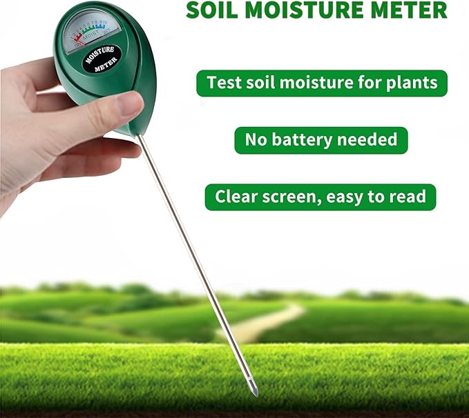 Soil Moisture Meter, 2 Pack Plant Water Meter Soil Meter Moisture Sensor - Image 2