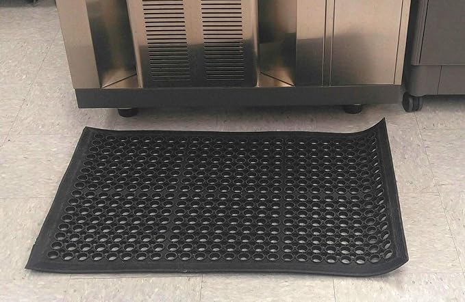 Yesland Rubber Door Mat 36 x 24 Inches, Durable Restaurant Kitchen Non-Slip Bar - Image 7