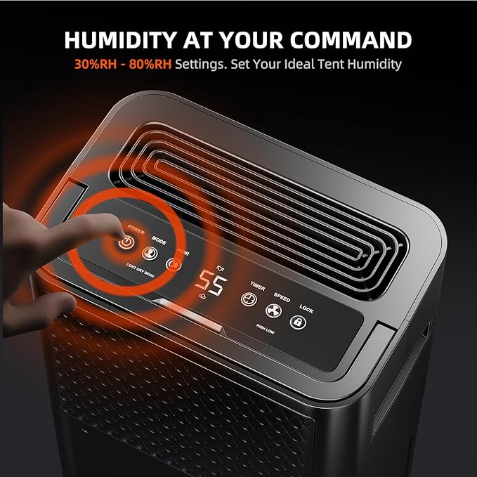 SPIDER FARMER Dehumidifier, 32 Pints Plant Dehumidifier - Image 2