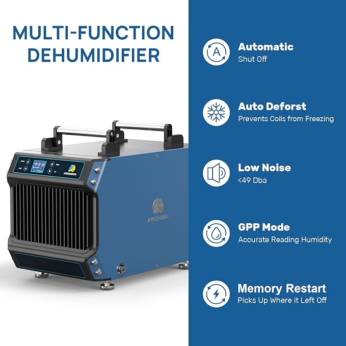 ARGENDON 145 Pint Crawl Spaces Dehumidifier - Image 5