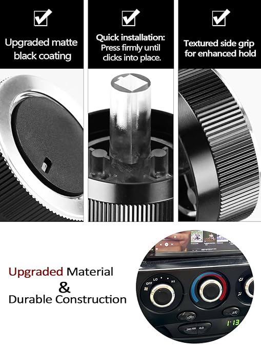 Upgraded 3PCS Toyota Tundra AC Knobs Compatible - Image 2