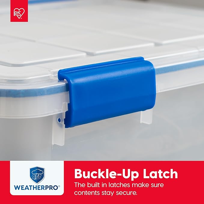 IRIS USA WeatherPro 16 Qt Storage Bins - Image 6
