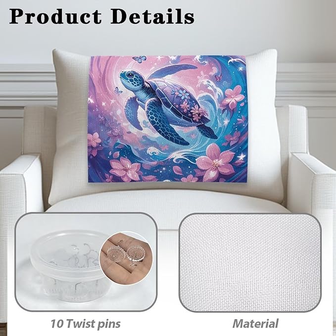 Sea Turtle Headrest Cover for Couch Non-Slip Flower Pink Furniture Slipcover - Image 4