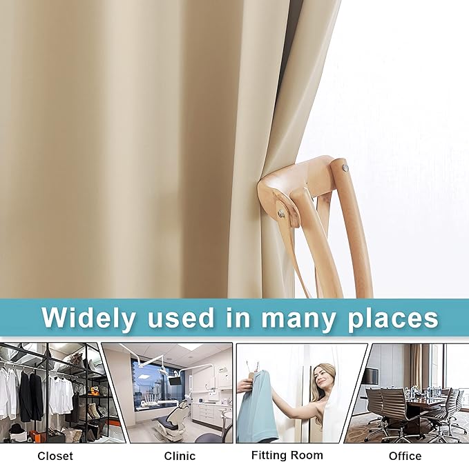 RYB HOME Extra Long Curtains Light Block Soundproof Privacy Blinds - Image 5