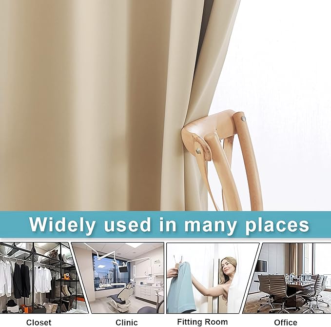 RYB HOME Extra Wide Curtain for Room Divider - Image 4