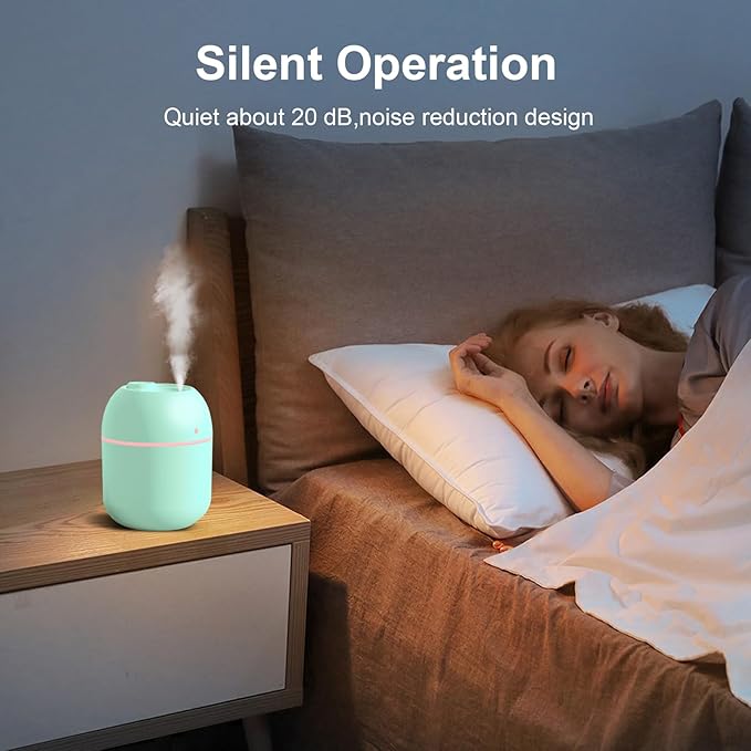 Portable Small Humidifier, USB Personal Desktop Humidifier - Image 3
