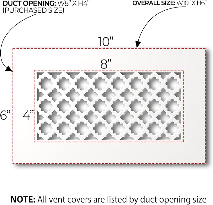 SABA Home Decor Air Vent Cover Grille - Image 2