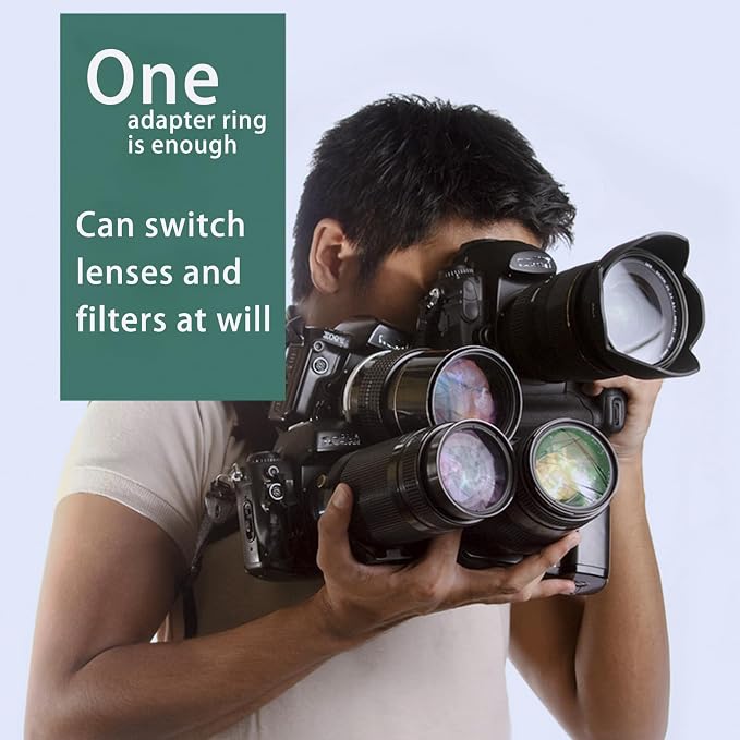 40.5mm Lens to 52mm Camera Lens Adapter 40.5mm to 52mm Step Up Ring Adapter Ring - Image 5