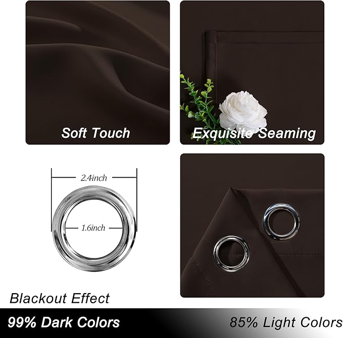 Hiasan Sliding Glass Door Blackout Curtains - Image 2