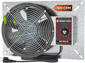 Abestorm 720CFM High Air Flow Crawlspace Ventilation Fan, IP55 Rated 10" Vent by AbestormSolutionsINC