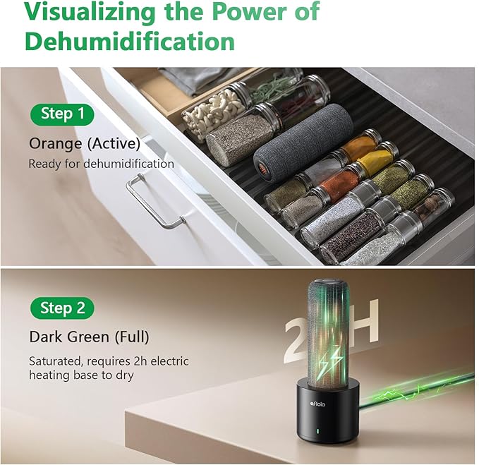 Afloia Rechargeable Cordless Gun Safe Dehumidifier - Image 5