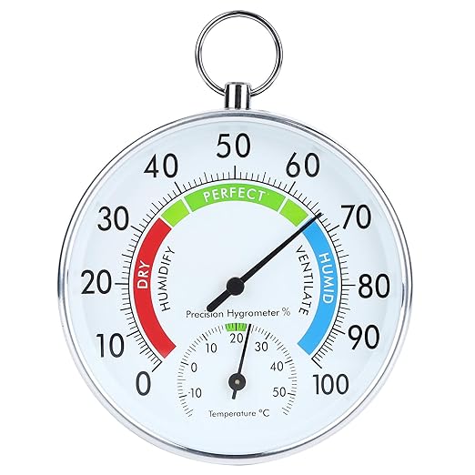 Greenhouse Temperature High Grow Meter, Indoor Thermometer Hygrometer Wall - Image 9