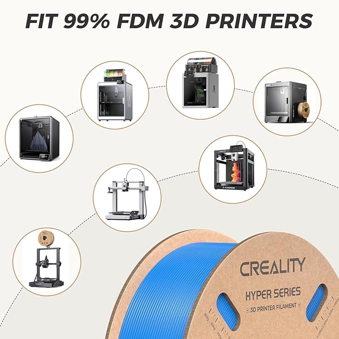 Official Creality Hyper PLA Filament 1.75mm, High Speed PLA 30-600mm/s 3D - Image 8