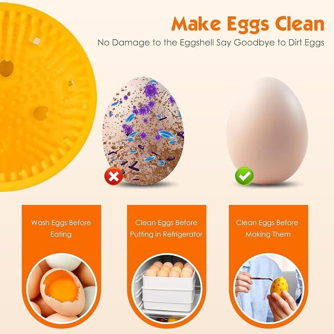 Egg Brush Cleaner, Egg Cleaner Scrubber - Image 5