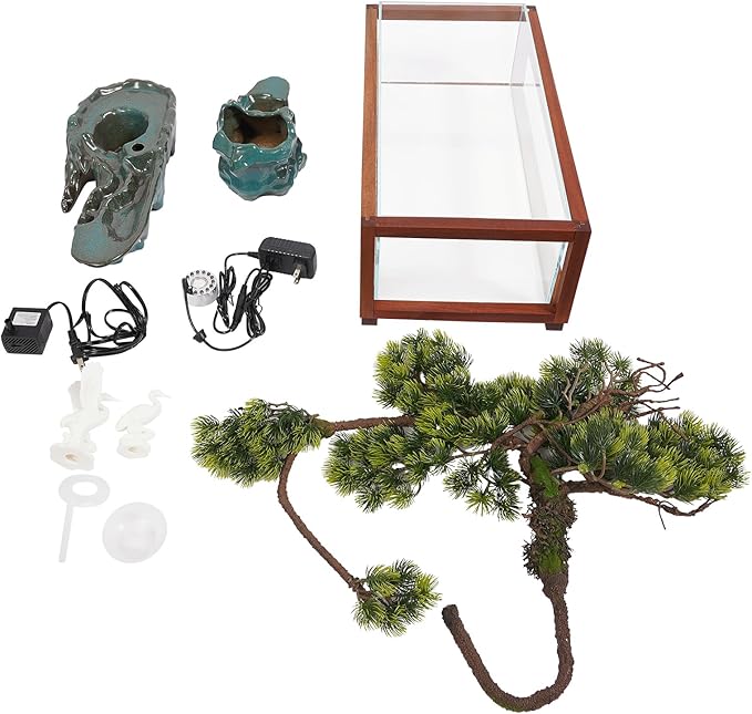 Tabletop Water Fountains Decoration, Indoor Water Fountain, Chinese Zen Style - Image 3