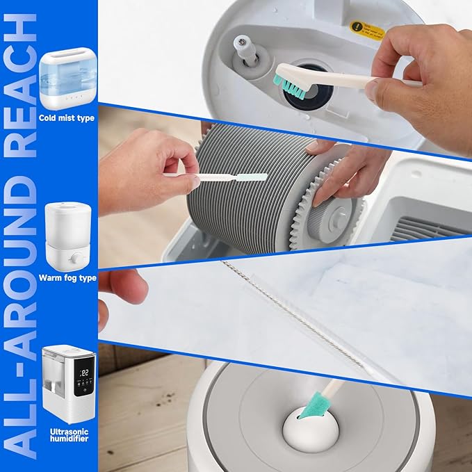 11 Pcs Humidifier Cleaner Brush Set, Tight Spaces - Image 5