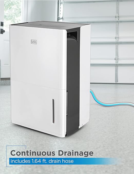 BLACK+DECKER 22-Pint Portable Dehumidifier, Dehumidifier - Image 6